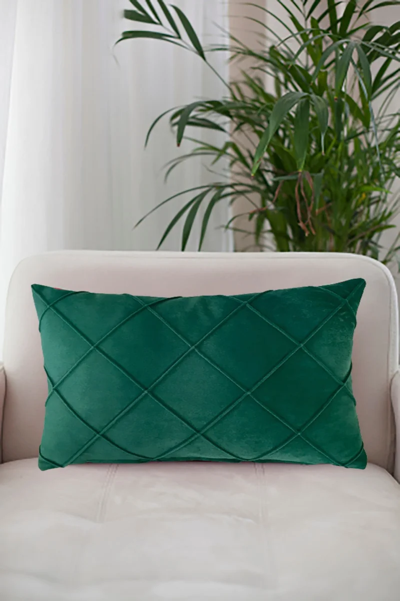 Nisahometeks Stain Resistant Erasable Quilted Throw Pillow Case