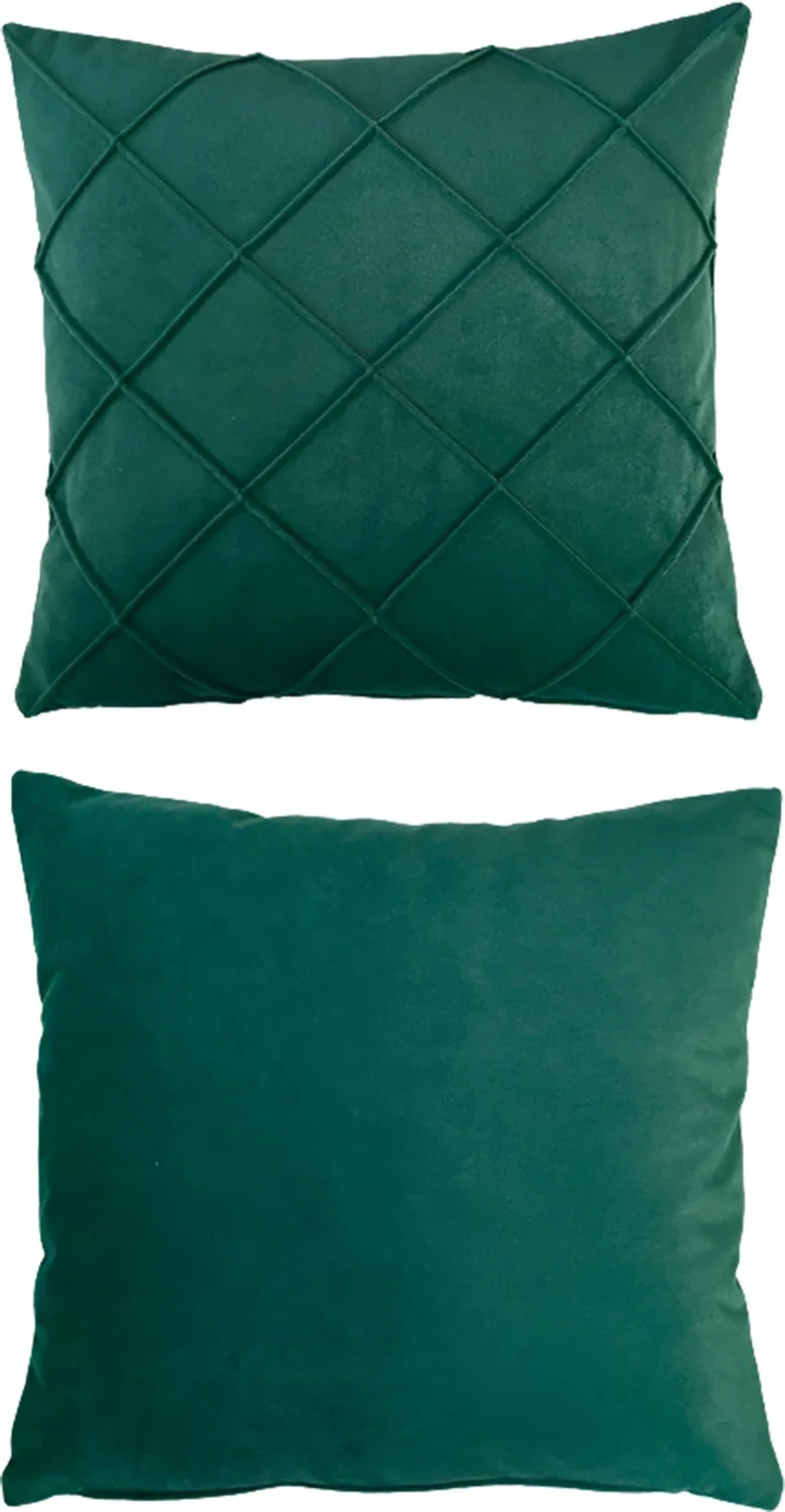Nisahometeks Stain Resistant Erasable Quilted Throw Pillow Case