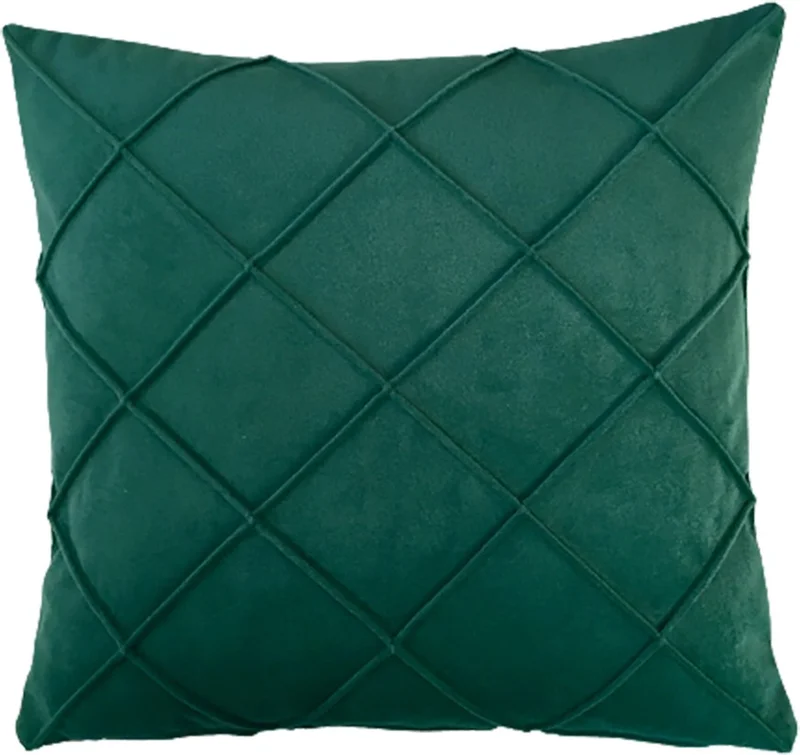 Nisahometeks Stain Resistant Erasable Quilted Throw Pillow Case