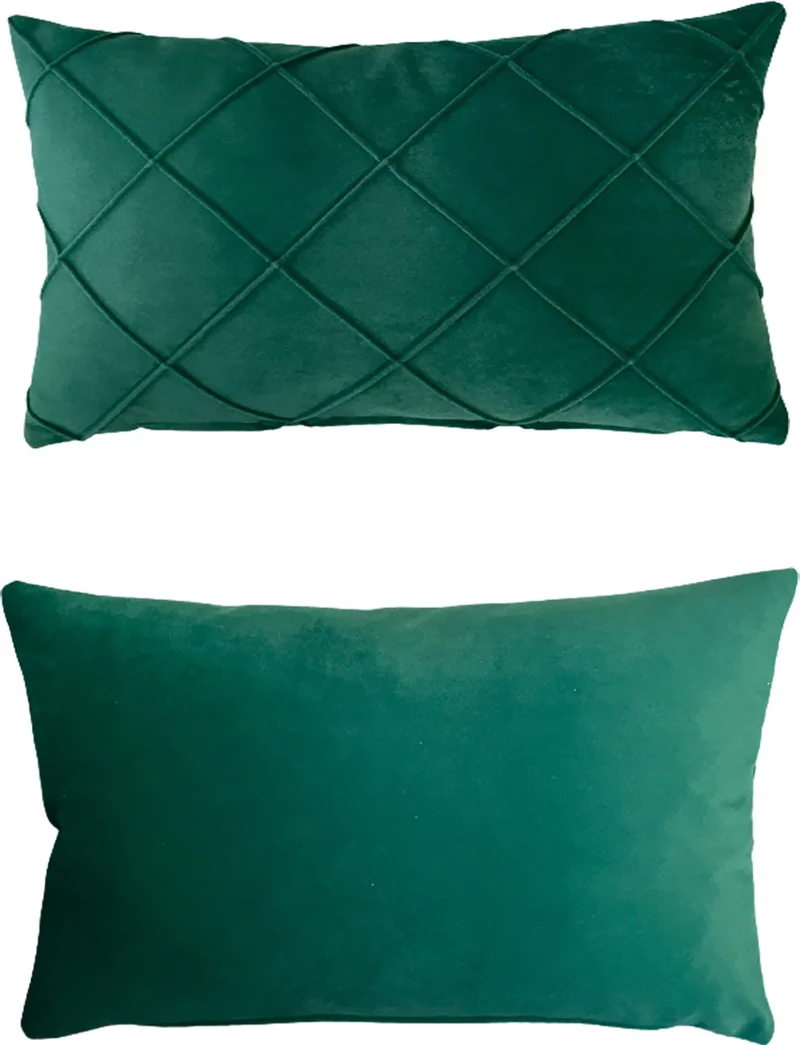Nisahometeks Stain Resistant Erasable Quilted Throw Pillow Case