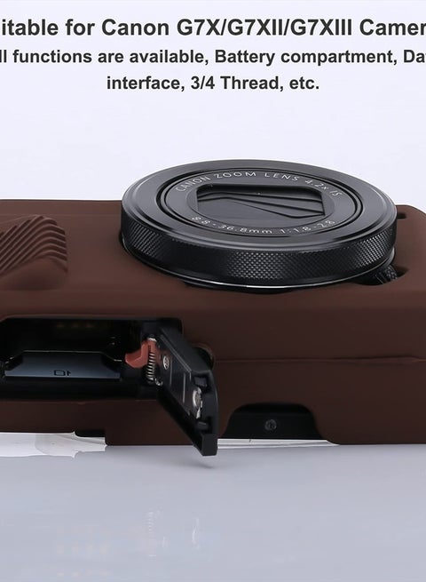 BOVKE Silicone Custodia Per G7X Mark II, Copertura Protettiva In