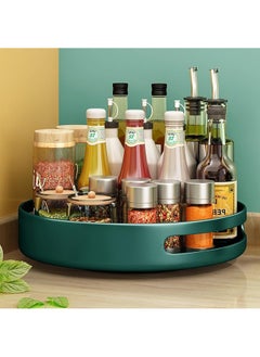 Arabest Lazy Susan Turntable Organizer Rotating Spice Rack - 12 inch Metal Lazy Susan Rack for Cabinet, Kitchen Organizers and Storage for Counter Refrigerator Pantry Cupboard, Green  - Image 1