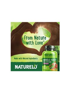 NATURELO Whole Food Multivitamin For Teen Guys Formulated To Help Support Skin Health,Immune Function & Mental Energy - 60 Vegetarian Capsules Dietary Supplements  - Image 4