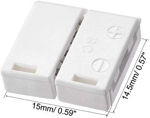 Protium LED Strip Snap Connector for 3 pin type of adddressable LED strips (Streight 10mm Wide) Pack of 10 Pieces, Connect strip to Strip - Image 3