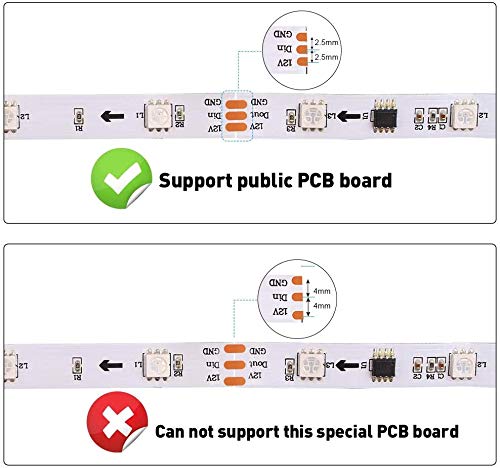 Protium LED Strip Snap Connector for 3 pin type of adddressable LED strips (Streight 10mm Wide) Pack of 10 Pieces, Connect strip to Strip - Image 5