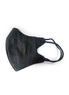 MALPURWALA 3D Protective Face Mask for Adults with Elastic Ear loop (20pcs/box) Classy Black  - Image 2