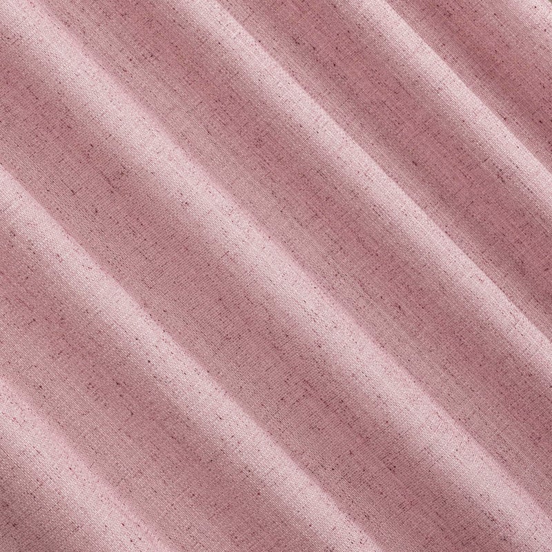 Sun Zero Roxy Generation Slub Texture Tacked Bow Semi-Sheer Tie Top Curtain Panel, 50" x 63", Pink - Image 2