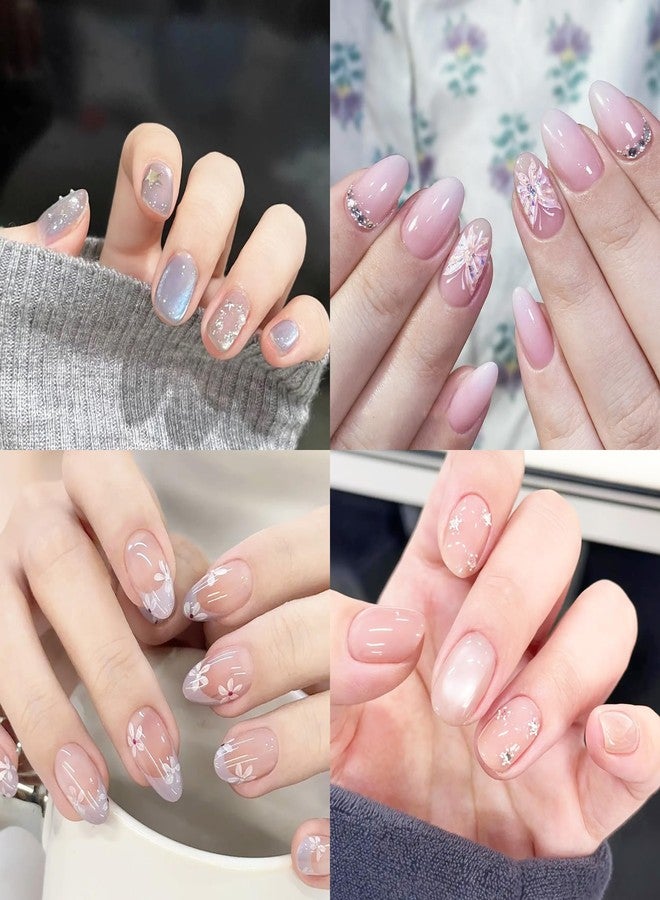 ELLEWIN Nail Tips Clear False Nails Full Cover for Acrylic Nails Kit Pre-Shape for Salon Home DIY Gifts transparent-480pcs - Image 4