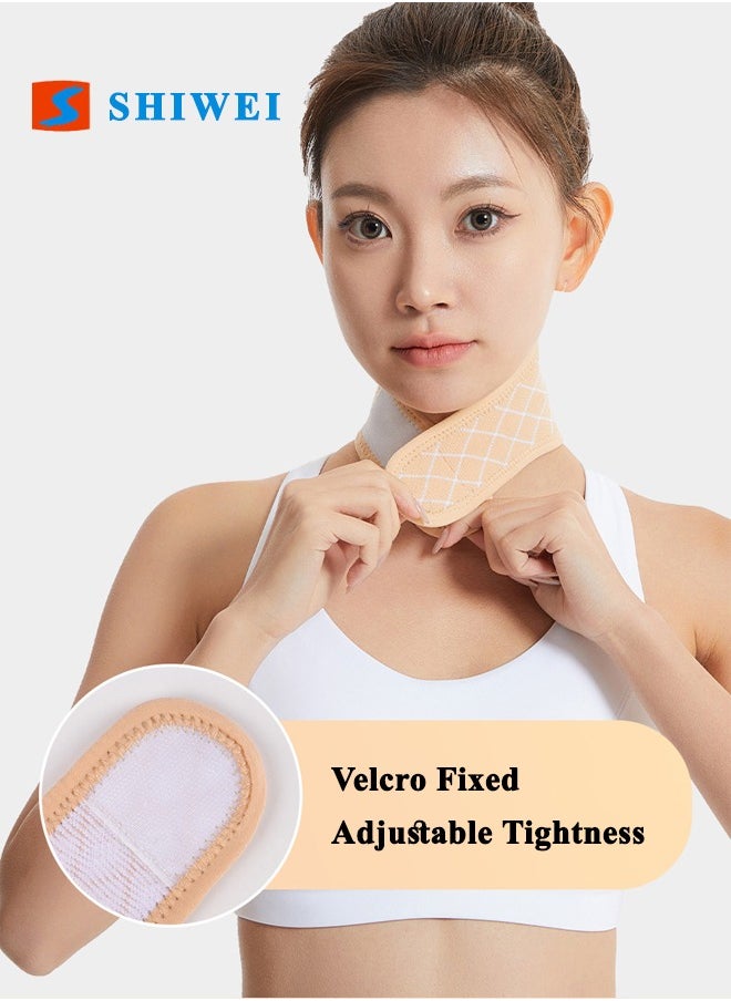SHIWEI Wormwood Self Heating Neck Brace for Men Women, Adjustable Neck Wrap Protector, Neck Support Neck Warmer Neck Protector for Neck Arthritis Migraine Headaches Shoulders Back Spinal Pain Relief Therapy  - Image 3