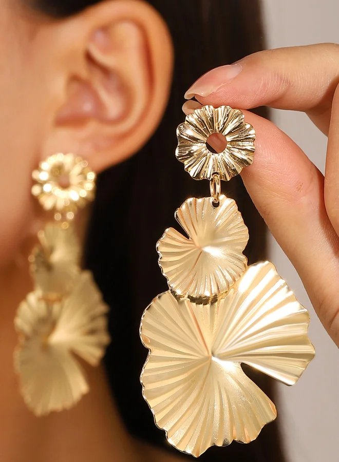 Take Two Take Two Retro Big Pendant Earrings