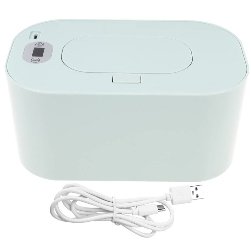 Alipis Portable Wipe Warmer USB Tissue Heater for Home Car Newborn Navy Blue - Image 2