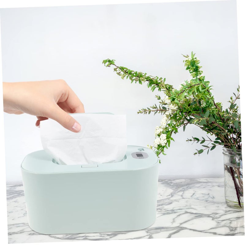 Alipis Portable Wipe Warmer USB Tissue Heater for Home Car Newborn Navy Blue - Image 3