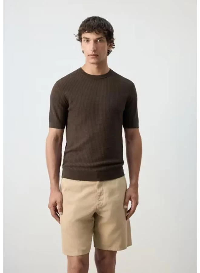 100% Cotton Knitted T-Shirt