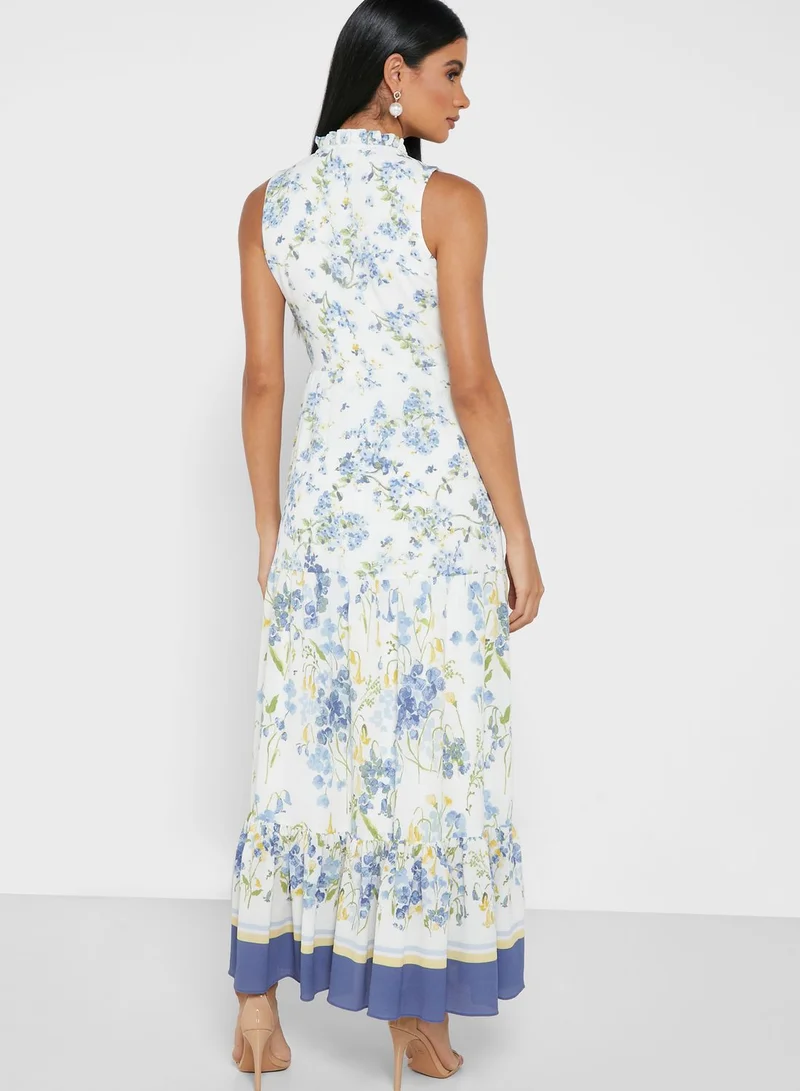 Lauren Ralph Lauren Gretta Layered Printed Dress