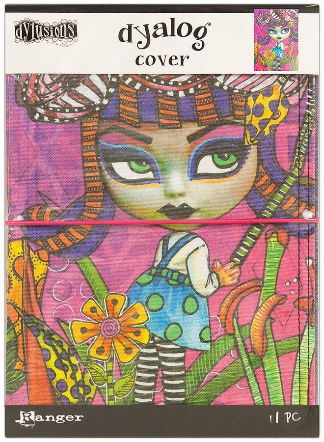Dyan Reaveley's Dylusions Dyalog Canvas Printed Cover 5"X8"-Believe