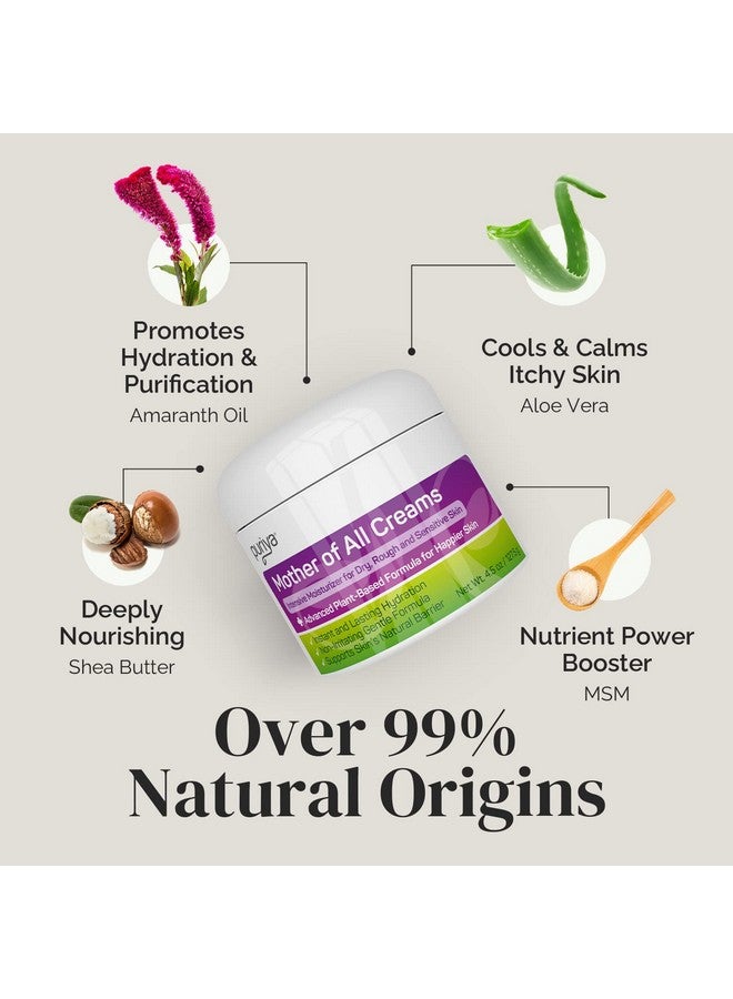 Puriya Intensive Moisturizer With Honey Shea Butter Hydrating Soothing For Dry Irritated Sensitive Skin Daily Multi Purpose Cream For Hands Body Long Lasting Plant Based Mother Of All Creams - Image 4