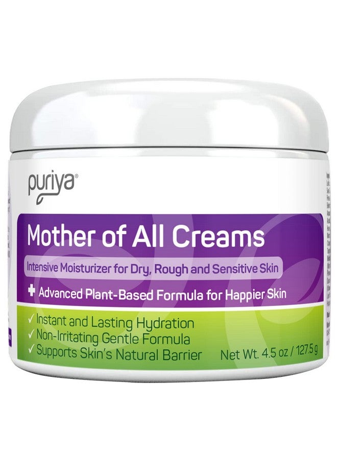 Puriya Intensive Moisturizer With Honey Shea Butter Hydrating Soothing For Dry Irritated Sensitive Skin Daily Multi Purpose Cream For Hands Body Long Lasting Plant Based Mother Of All Creams - Image 1