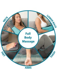 Ru syanl Shiatsu Neck and Back Massager with Heating Deep Kneading Pillow for Massage Electric Full Body Massager  - Image 2