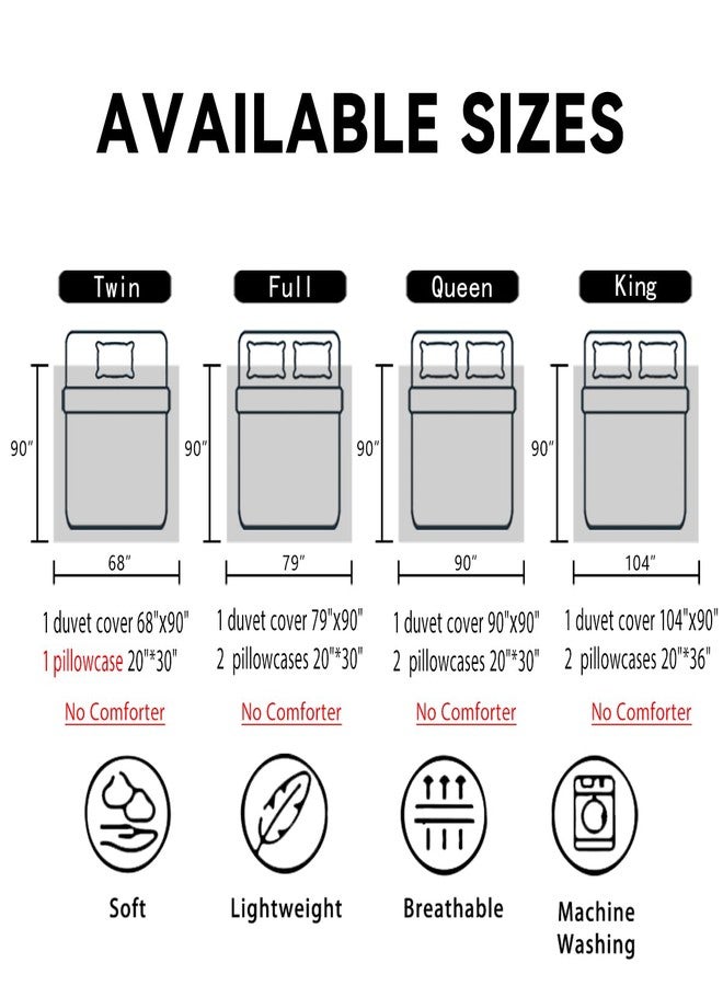 Feelyou Cartoon Cat Bedding Duvet Cover Set Cute Pet Cats Kids Bedding Set Animal Pattern Printed Comforter Cover Set for Boys Room Decor Kitten Print Bedspread Cover Twin Size with 1 Pillow Case - Image 4