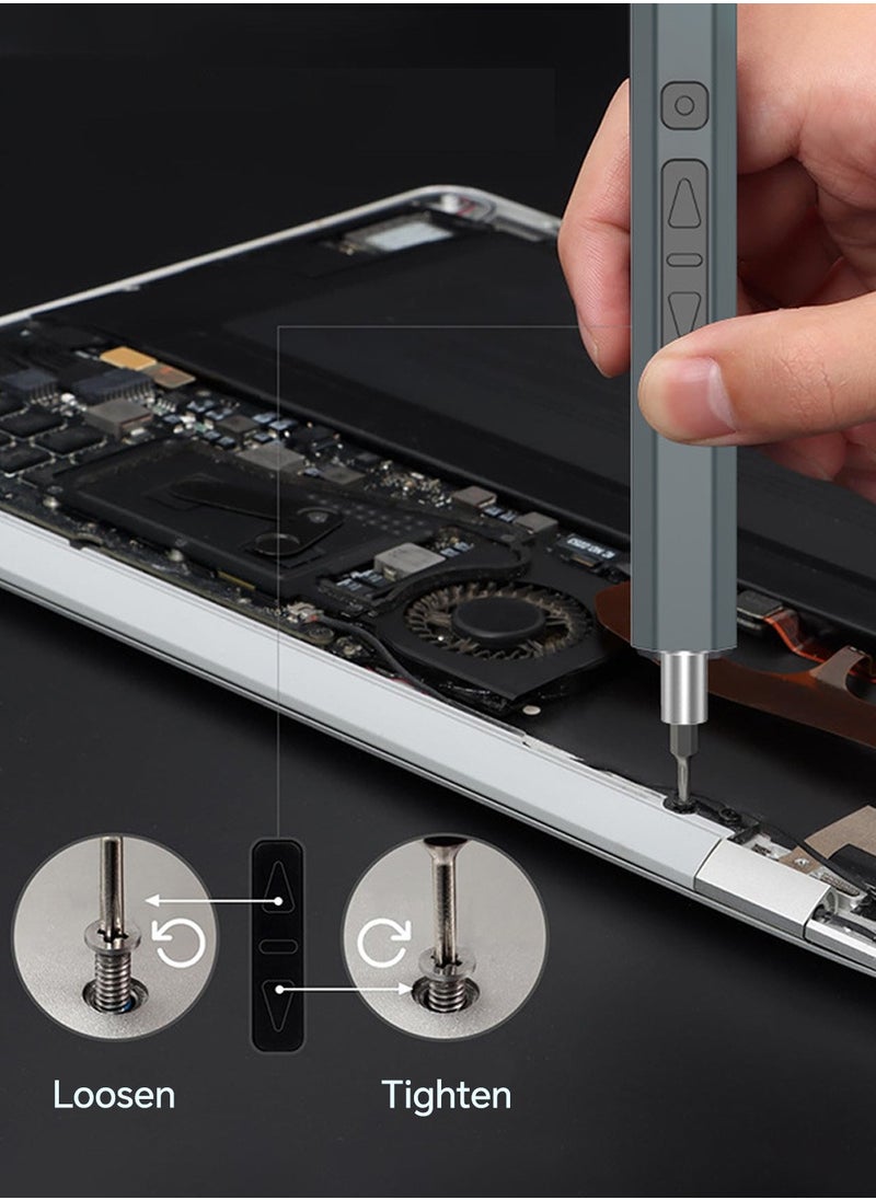 LEOKOR 82 in 1 Mini Electric Screwdriver, Electronics Precision Screwdriver Set with 64 Magnetic Bits, Small Precision Screwdriver Rechargeable With 3 LED Delivers for Phone/Laptop/Watch  - Image 2