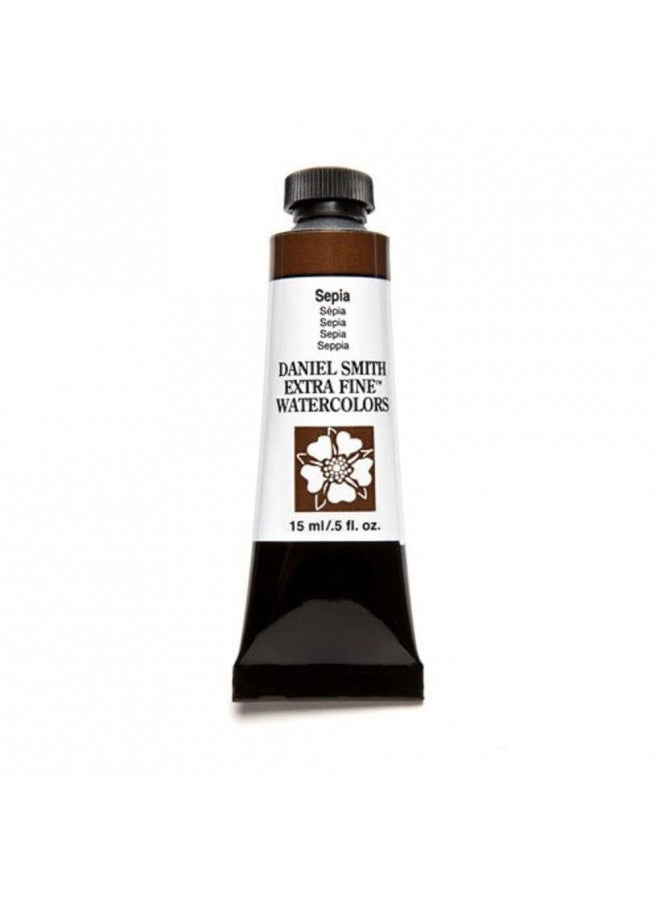 DANIEL SMITH Extra Fine Watercolor 15ml Paint Tube, Sepia (284600103), 0.5 Fl Oz (Pack of 1) - Image 1