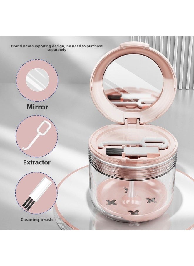Generic Braces Storage Box Small Portable Cute Children's Cleaning Denture Set Box Elderly Teeth Retainer Appliance-Color:Sapphire Blue  - Image 5