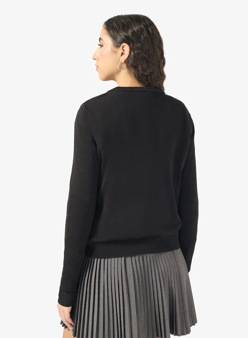 ONLY ONLXMAS SHINE Long Sleeve ONECK Knitted sweater