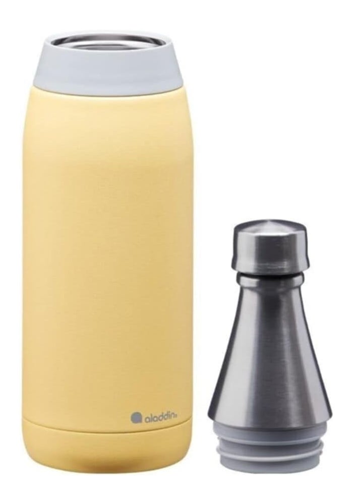 Aladdin Fresco Thermavac Stainless Steel Water Bottle 0.6L - Lemon Yellow - Image 5