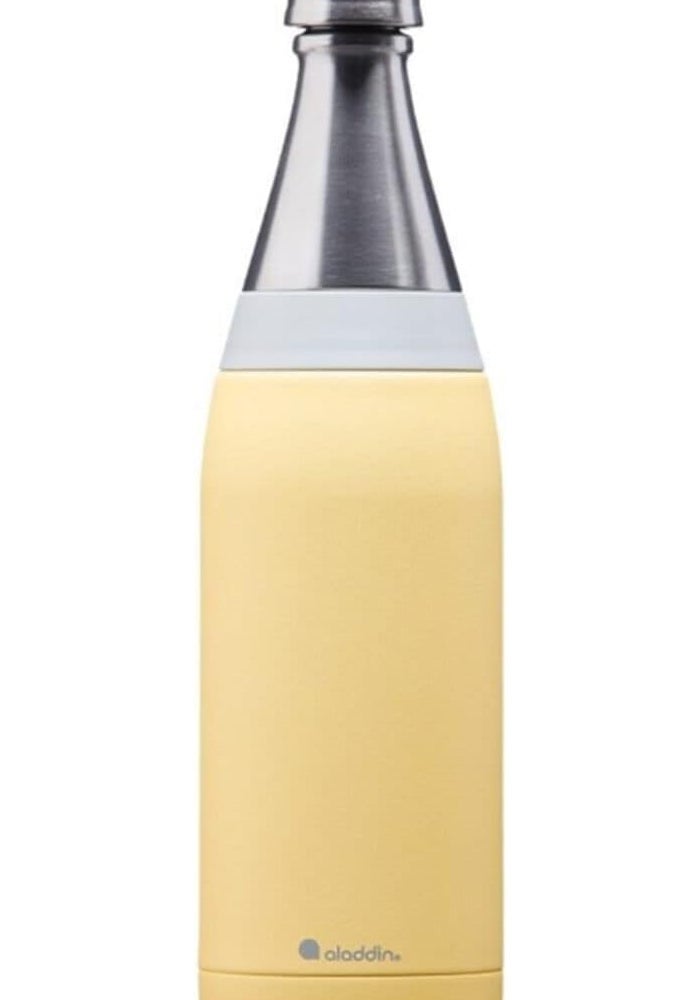 Aladdin Fresco Thermavac Stainless Steel Water Bottle 0.6L - Lemon Yellow - Image 1