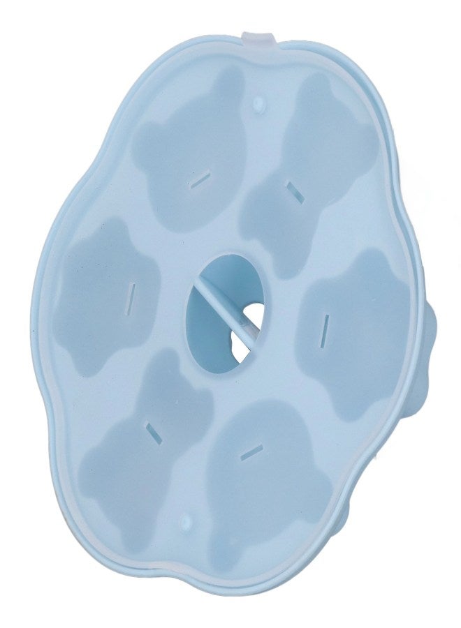 Jelly Mold Silicone Lovely Bear Cat Paw Ice Cube Cake Pudding Kitchen Mould with Lid for Home Kitchen Blue - Image 3