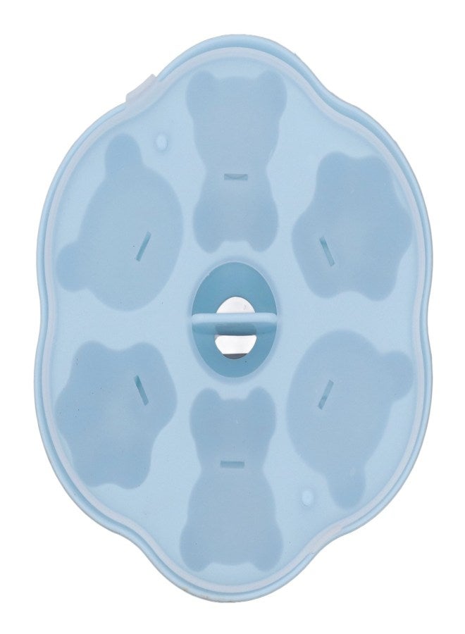 Jelly Mold Silicone Lovely Bear Cat Paw Ice Cube Cake Pudding Kitchen Mould with Lid for Home Kitchen Blue - Image 4