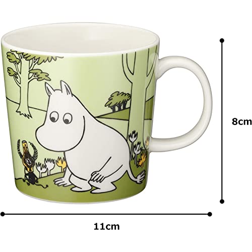 Arabia Moomin Mug 10oz Moomintroll Grass-Green - Image 3