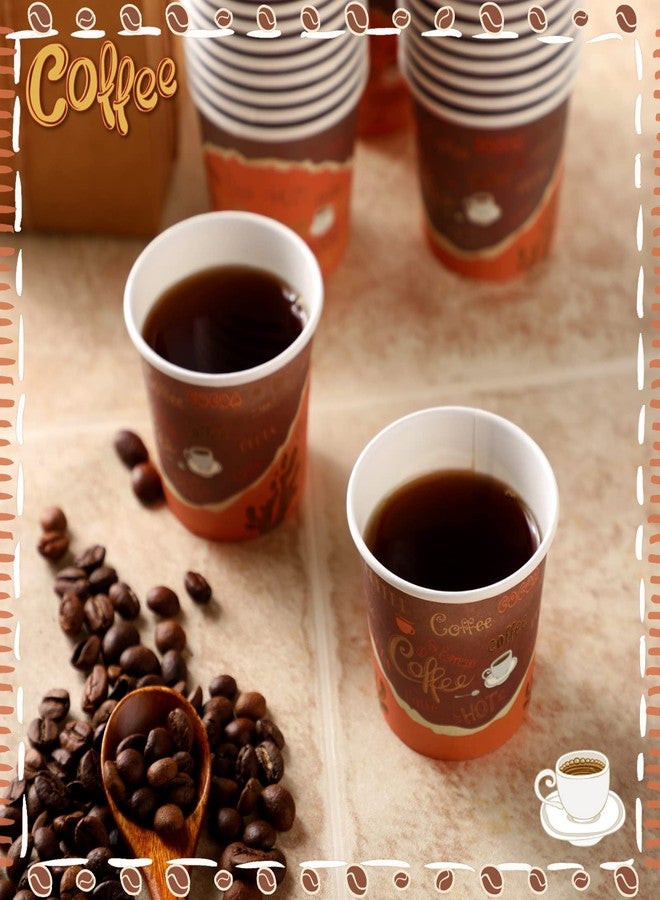 Funtery 200 Pieces Disposable Espresso Coffee Cups 3 oz Small Paper Cups for Coffee Tea Cocoa Juice Mini Paper Supplies for Cafes Offices and Home - Image 4