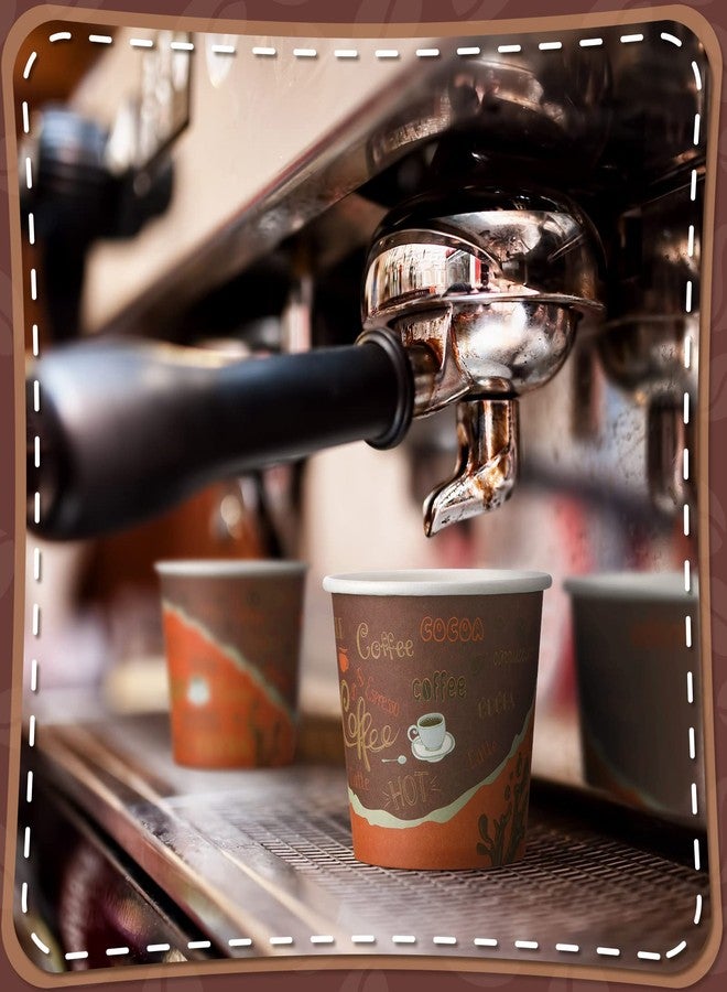 Funtery 200 Pieces Disposable Espresso Coffee Cups 3 oz Small Paper Cups for Coffee Tea Cocoa Juice Mini Paper Supplies for Cafes Offices and Home - Image 5