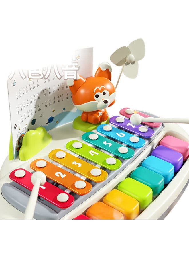 Xst Yellow Duck Piano, Musical Keyboard Toy For Children, Educational Wooden Piano For Infants, Baby Hand Piano, Two-In Musical Instrument - Image 2