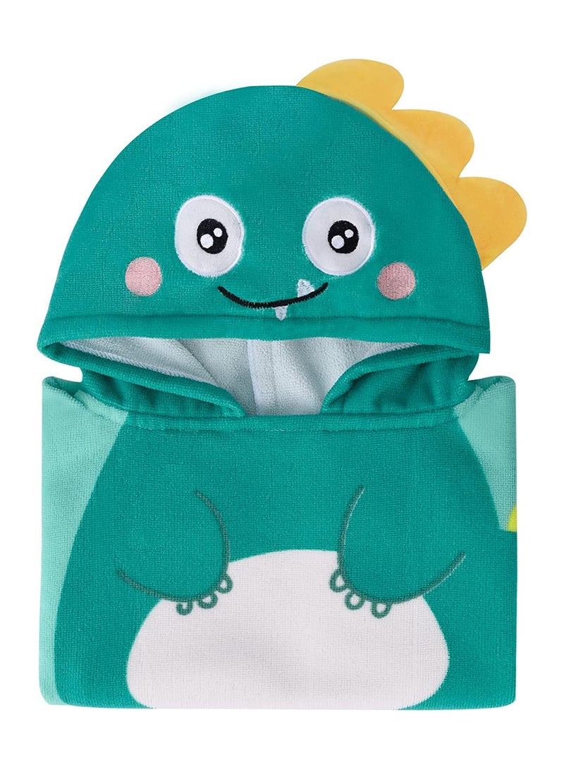 SYOSI Baby Hooded Towels 100% Organic Wearable Hooded Towel for Boys Girls Absorbent Hooded Towel for Toddlers, 25"x 23", 0-6 Years - Image 4