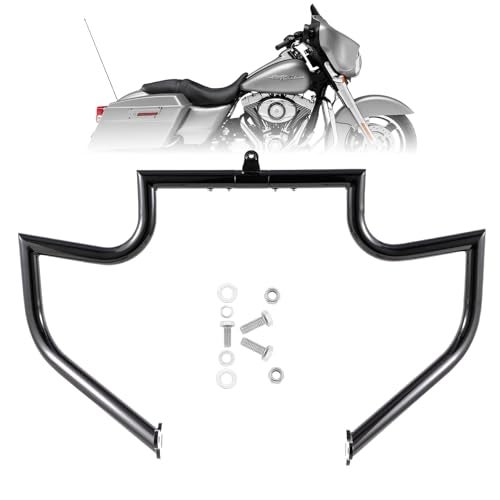 Kinglemc Crash Bar Engine Guard Highway Bar for Harley Davidson Touring Road Glide Road King Street Glide Electra Glide CVO and Trike Models (Fit for Touring 2009-2025 Gloss Black) - Image 1