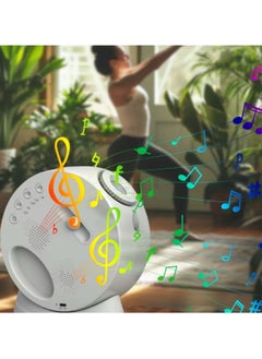 XIPH Starry Desk Lamp 13 HD Film Patterns Star Projector with Bluetooth Speaker and Remote Control Led Desk Lamp  - Image 2