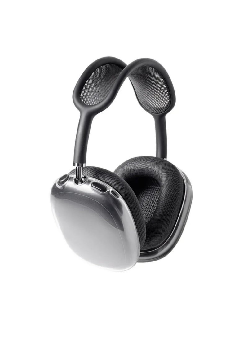 1pair For AirPods Max Headphones Clear Soft TPU Ear Cups Cover Case Transparent Protector for Apple AirPods Max Protective Sleeve - Image 3