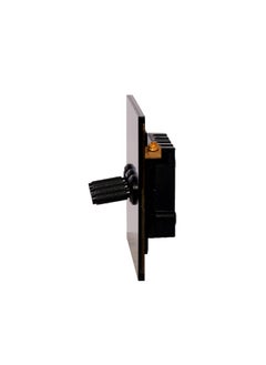 Donmarco 3 Gang 2 Way Switch – Knurled Toggle – Stainless Steel/Copper – Fire Resistant , 15-Year Warranty , Stylish & Durable Wall Light Switch for Modern Interiors (Matt Black)  - Image 4