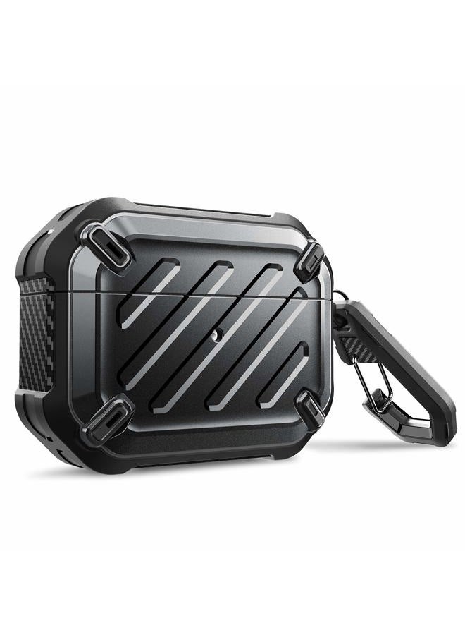 SupCase حافظة سلسلة يونيكورن بيتل برو مصممة لأيربودز برو 2019، حافظة واقية قوية للجسم بالكامل متوافقة مع أبل أيربودز برو - أخضر داكن - Image 1