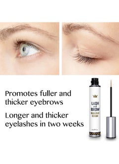 Northern Crown Cosmetics Natural Lash Growth Serum - Eyebrow Growth Enhancer - Eyelash Booster to Grow Longer Eyelashes - Lash Boost & Brow Enhancing Serum  - Image 4