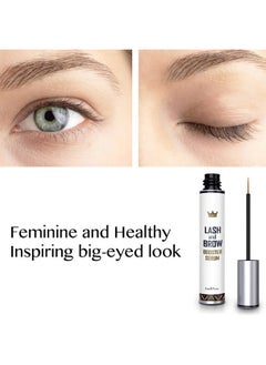 Northern Crown Cosmetics Natural Lash Growth Serum - Eyebrow Growth Enhancer - Eyelash Booster to Grow Longer Eyelashes - Lash Boost & Brow Enhancing Serum  - Image 3