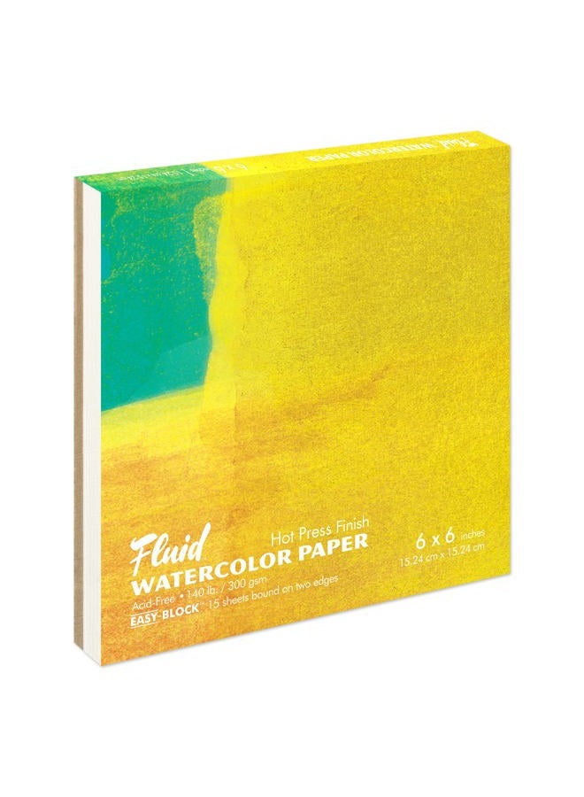 Speedball Art Products 850066 Fluid Artist Watercolor Paper, White - Image 1