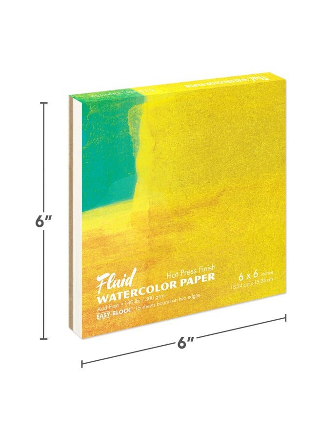 Speedball Art Products 850066 Fluid Artist Watercolor Paper, White - Image 2
