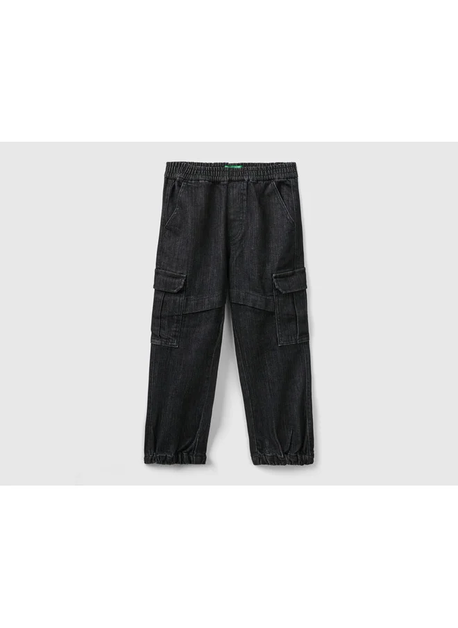 يونايتد كولورز أوف بينتيون Jogger Fit Jeans With Pockets