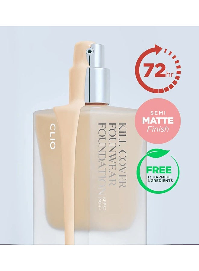 CLIO كريم أساس كيل كوفر فاونوير 4 جينجر Spf30+ Pa+++ - Image 2