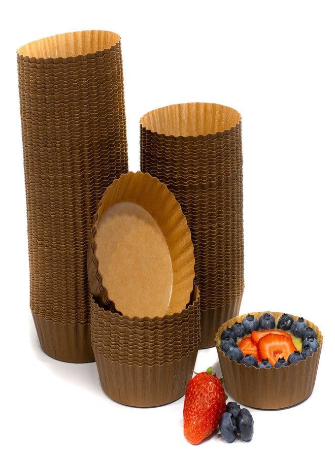 JA Kitchens Ridged Paper Coated Baking Cup - Sturdy for Baking and Serving (70) - Image 5