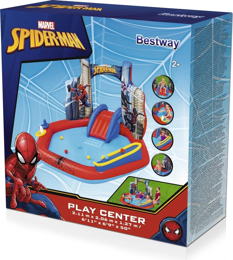 Bestway KZL-BW98793 Pool Spiderman Slide 211X206CM 2