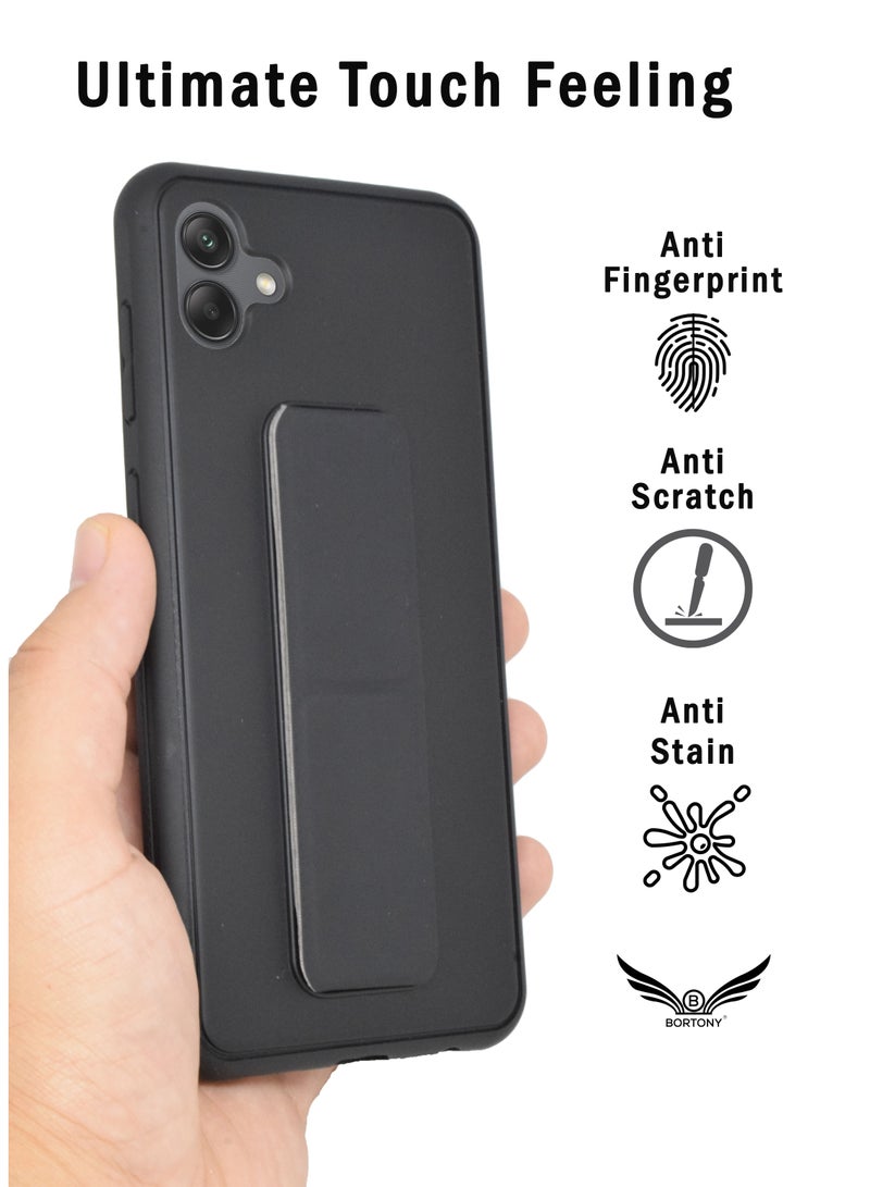BORTONY Samsung Galaxy A04 Case Phone Stand Magnetic Car Mount Folding Kickstand and Finger Grip Protective Cover for Samsung A04 - Image 4